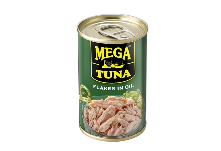 Mega Tuna Flakes In Oil Easy Open Can 155g