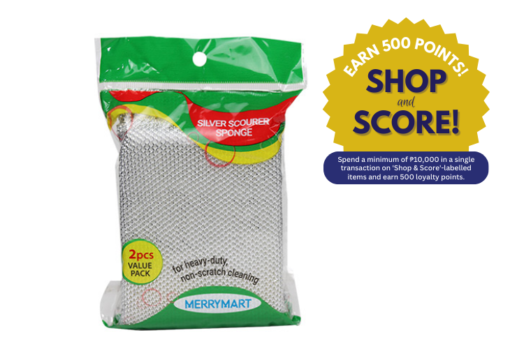 MerryMart Silver Scourer Sponge (Shop & Score 500!)