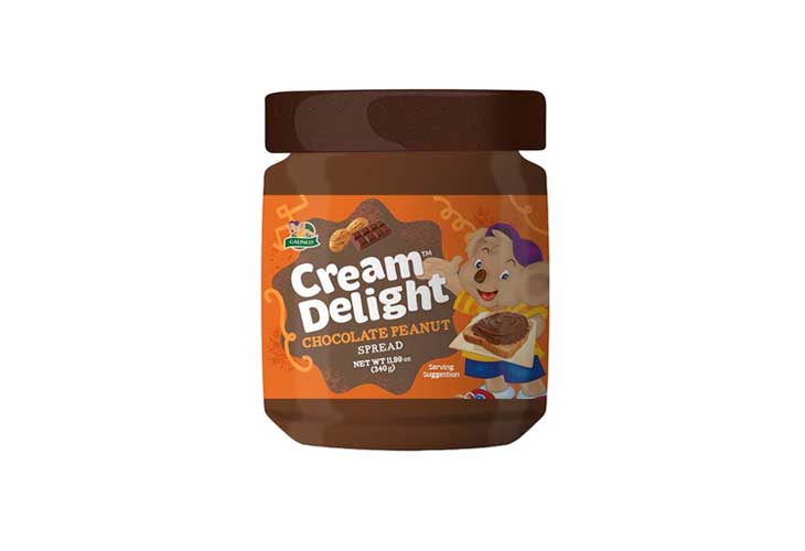 Cream Delight Chocolate Peanut Spread 340g