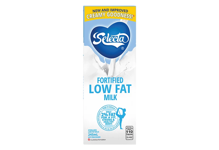 Selecta Fortified Filled Low Fat Milk 245ml