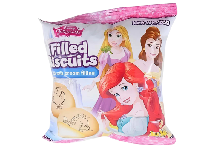Juju Disney Princess Filled Biscuit 26g