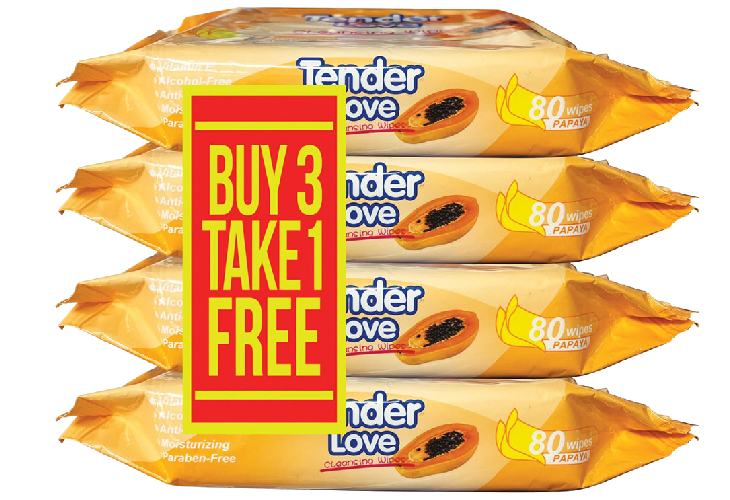 Tender Love Buy3Take1 Cleansing Papaya 80s