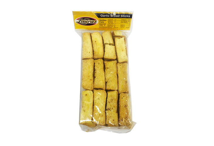 Laura's Garlic Breadsticks 250g