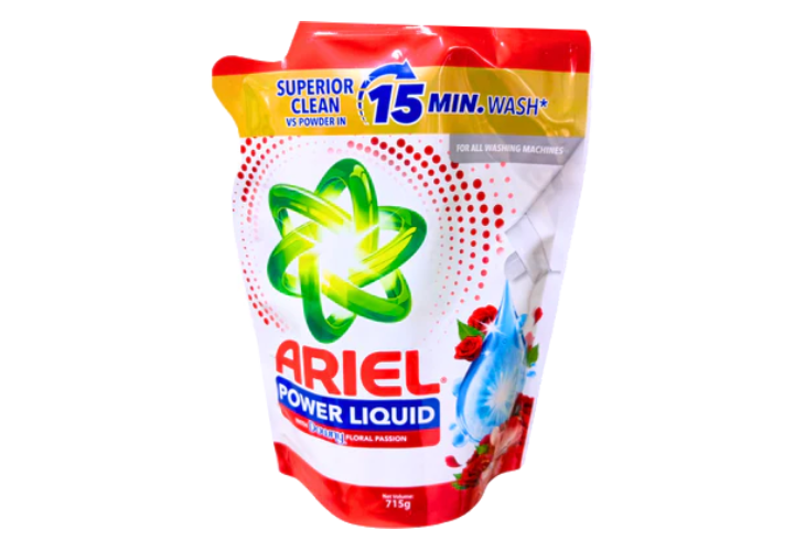 Ariel Power Liquid w/ Downy Floral Passion 715g