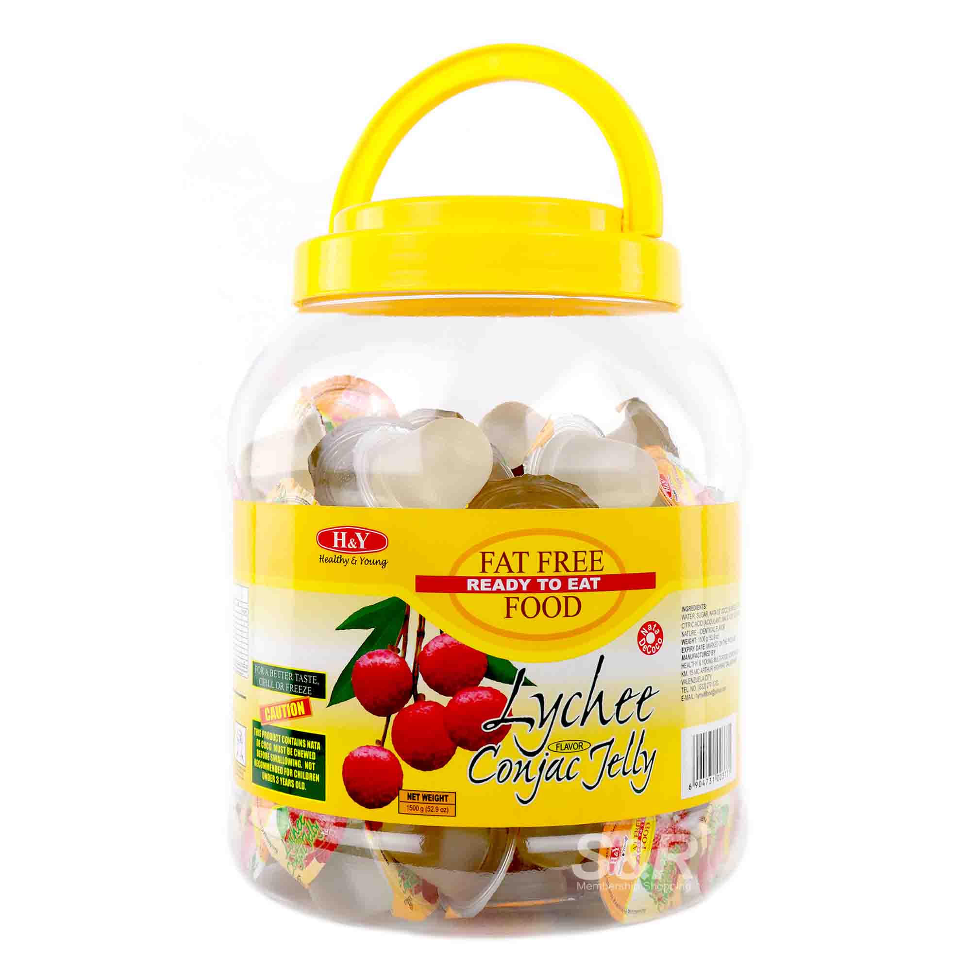 H&Y Lychee Conjac Jelly Jar 1500g