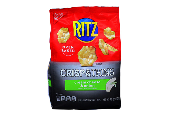 Ritz Crisp & Thin Cream Cheese and Onion 7.1oz