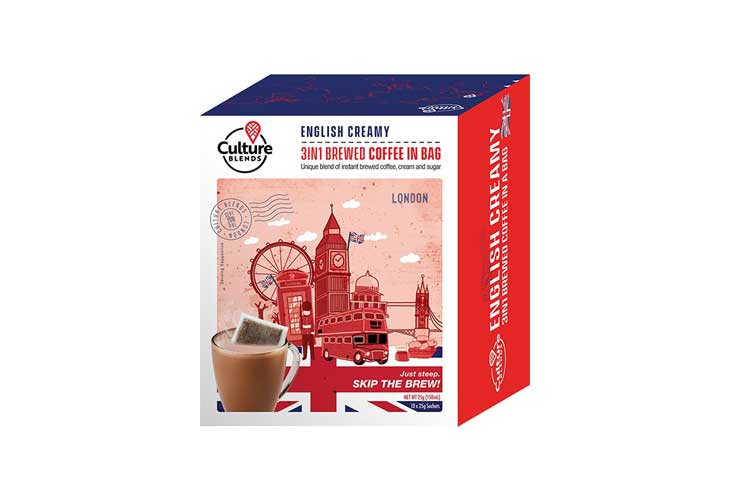 Culture Blends 2in1 English Creamy Coffee in Bag 10 x 20g