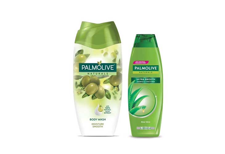 Palmolive Body Wash Moisture Smooth 200ml + Palmolive Shampoo 180ml