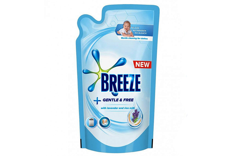 Breeze Liquid Detergent Gentle & Free 650ml