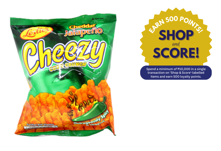 Cheezy Corn Crunch Cheddar Jalapeno 70g (Shop & Score 500!)