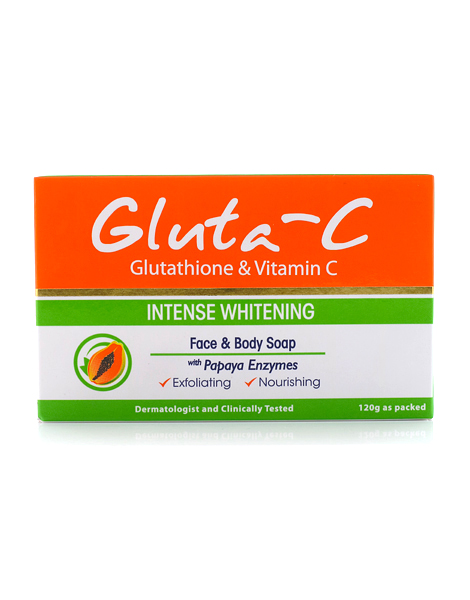 Gluta-C intense whitening Face & Body Soap with Papaya enzymes 120g