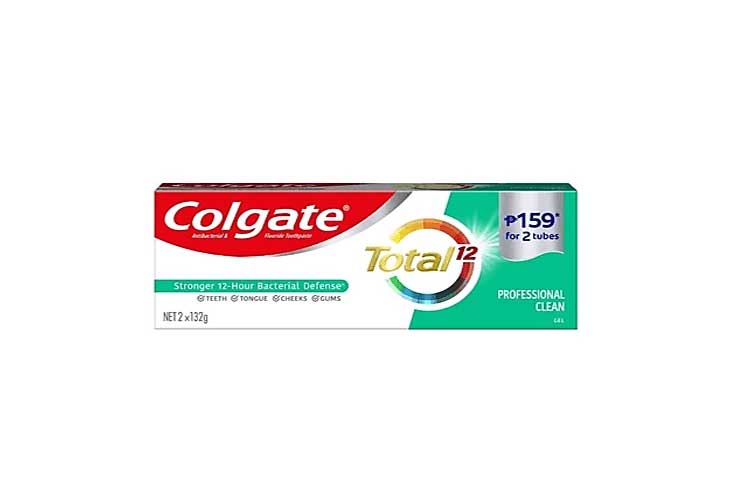 Colgate Toothpaste Total Pro Clean Twin Pack 132g