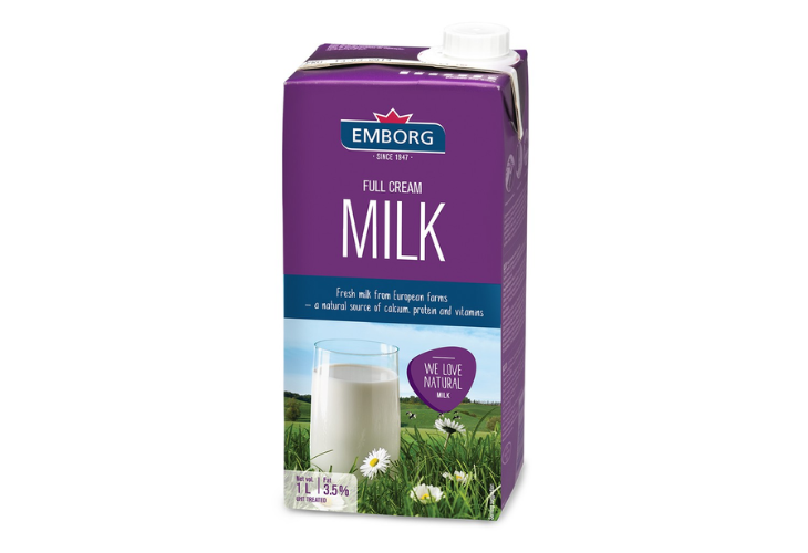 Emborg UHT Full Cream Milk 1L