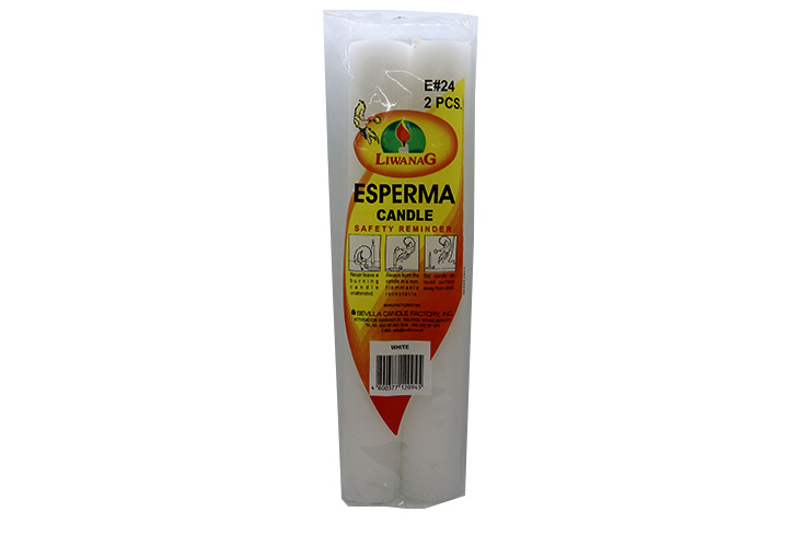 Liwanag Candle White Esperma E #24