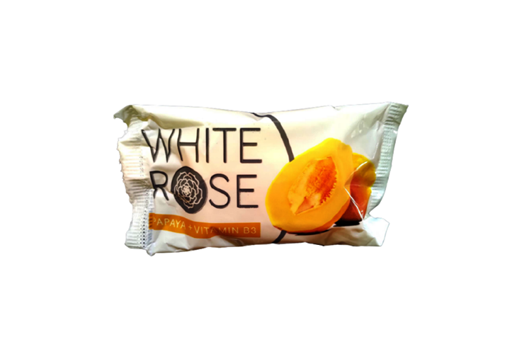 White Rose Papaya Soap 60g