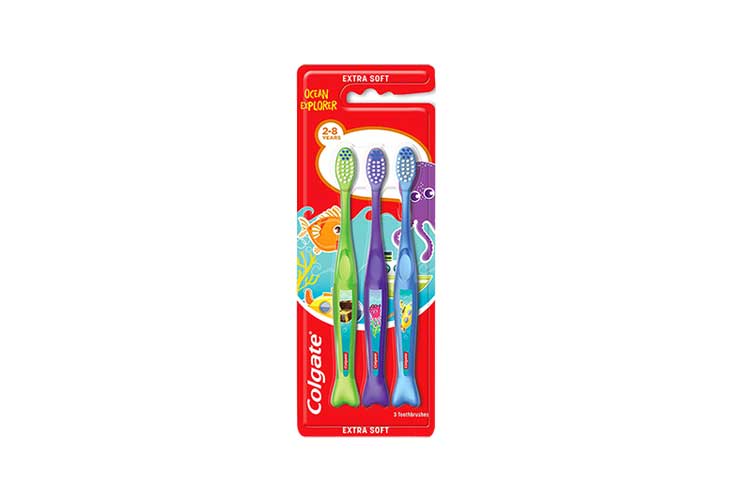 Colgate (Colgate Toothbrush) Kids Ocean Explorer 3pk (Extra Soft)