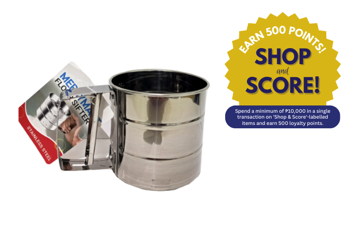 MerryMart Stainless Steel Flour Sifter (Shop & Score 500!)