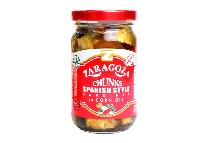 Zaragoza Spanish Sardines Chunk Hot 220g