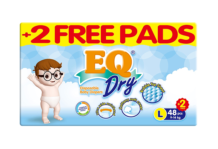 EQ Dry Jumbo Pack Large 48's