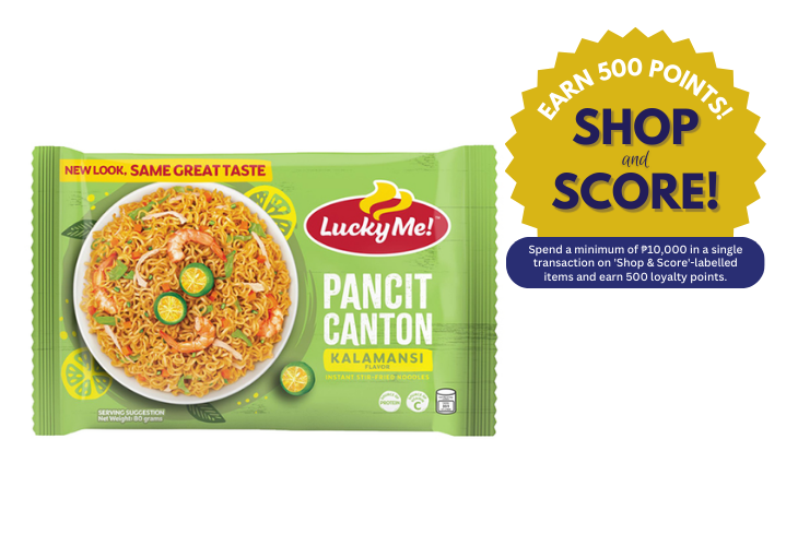 Lucky Me! Pancit Canton Kalamansi 80g (Shop & Score 500!)