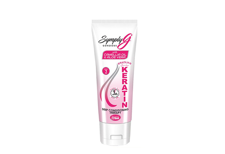 SymplyG Keratin Shampoo with Camellia Oil 220ml