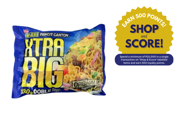 Payless Pancit Canton Xtra Big Orig 125g (Shop & Score 500!)