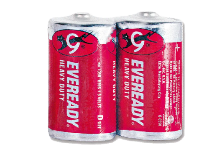 Eveready Heavy Duty D Size Red in Shrink Wrap