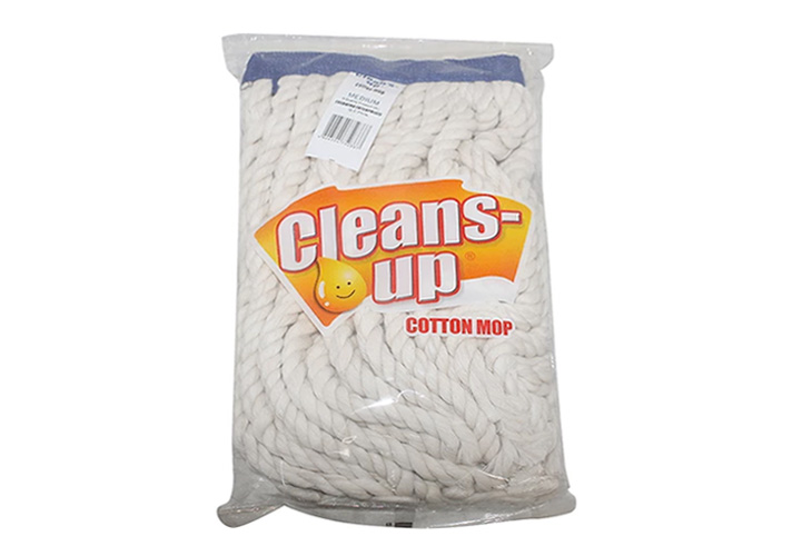 Cleans-Up Aluminum Handle Cotton Mop Medium