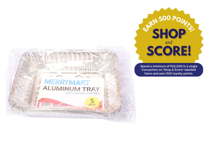 MerryMart Aluminum Tray 320 x 260 x 60cm (Shop & Score 500!)