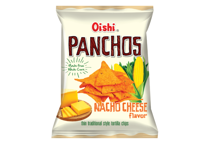 Panchos Tortilla Chips Nacho Cheese Flavor 85g