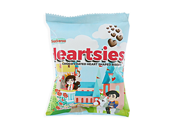 Snackeroo Heartsies Choco Coated 28g