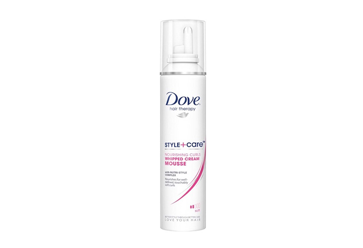 Dove Nour Curls Whipped Cream Mousse 7oz