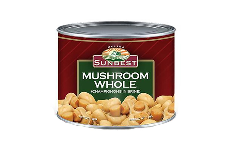 Sunbest Mushroom Whole 198g