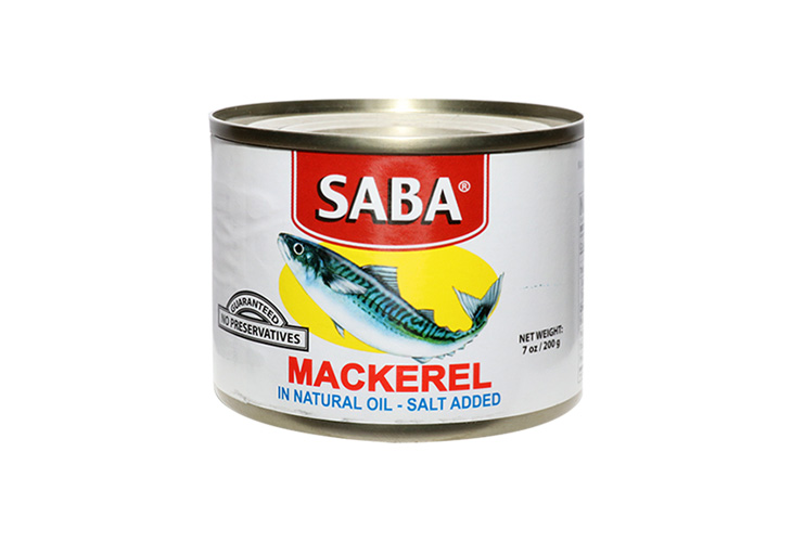 Saba Mackerel ln Natural Oil 200g