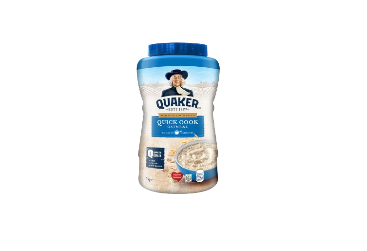 Quaker Quick Cooking Oats (Pet Jar) 1kg