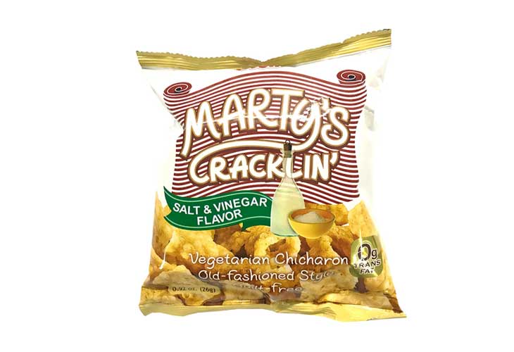 Oishi Marty's Cracklin' Salt & Vinegar Flavor 26g