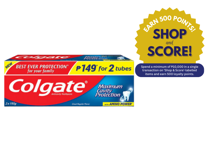 Colgate Great Regular Twin Pack 195g (Shop & Score 500!)