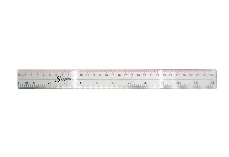 Sapphire  Ruler 12''