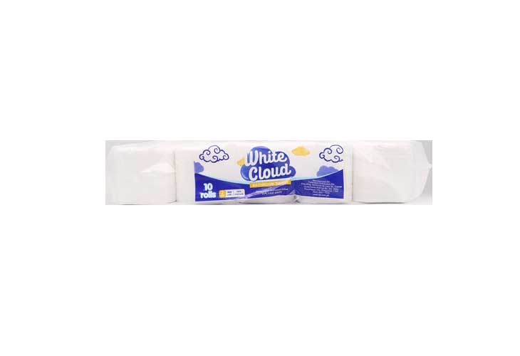 White Cloud Bathroom Tissue 10's