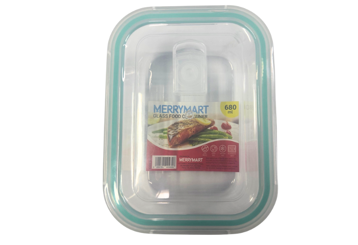 MerryMart Glass Food Container 680ml