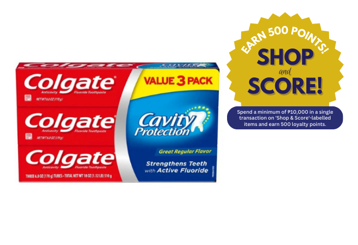 Colgate Great Regular Flavor Triple Pack 195gx3 (Shop & Score 500!)