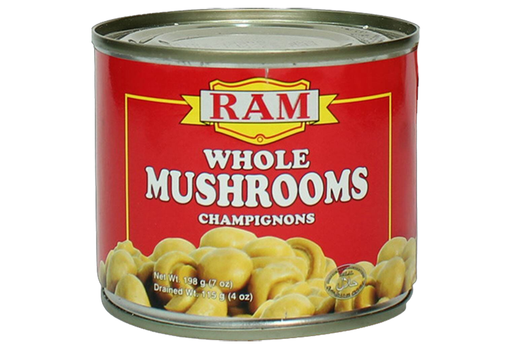 Ram Mushroom Whole 198g