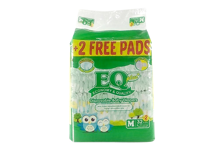 EQ Plus Big Pack Medium 32's