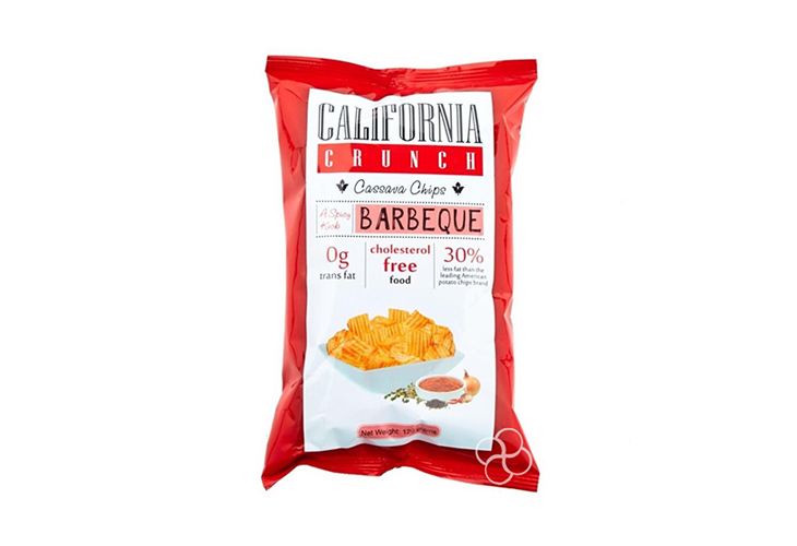 California Crunch Cassava Chip BBQ 120g