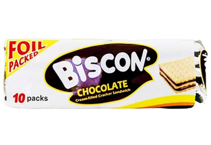 Biscon Chocolate Sandwich Crackers 34g