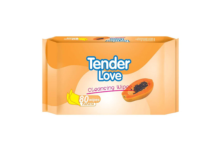 Tender Love Wipes Papaya  80's