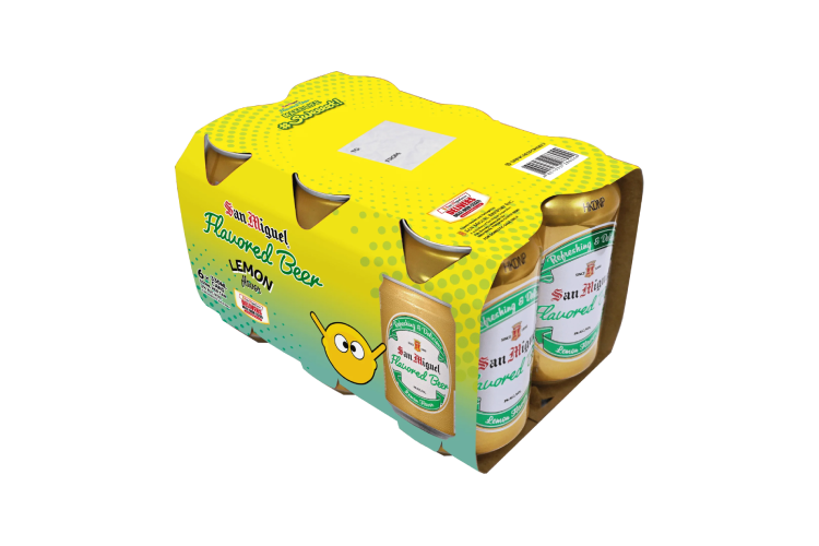 San Miguel Flavored Beer Lemon Can 6 Pack