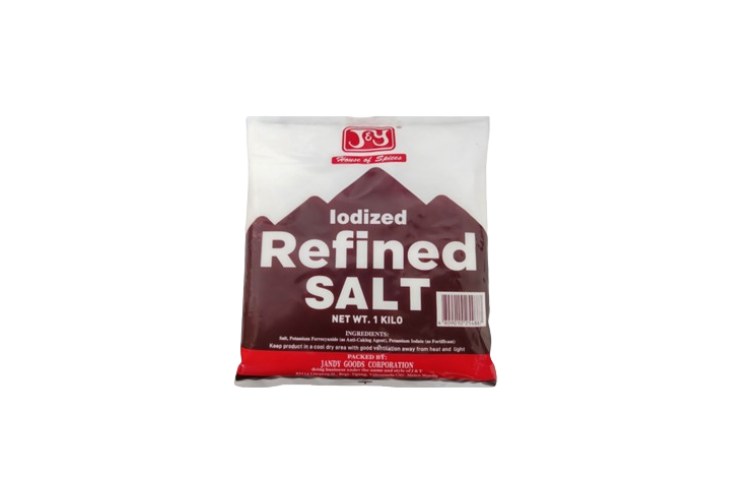 J&Y Iodized Refined Salt 1Kg