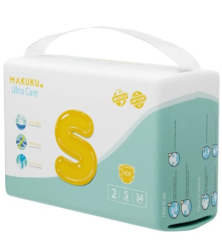 Makuku Buy1Get2nd at 50% off  Air Diapers Ultra Care Tape S