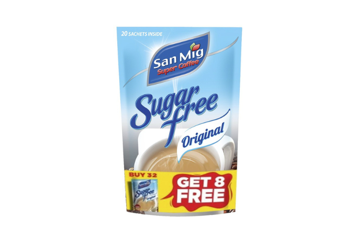 PROMO San Mig Sugar Free Original SUP 20s 7g x 32 + 8 x 10